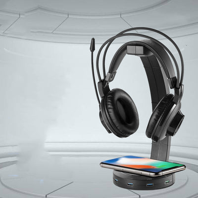 Multifunctional headset stand